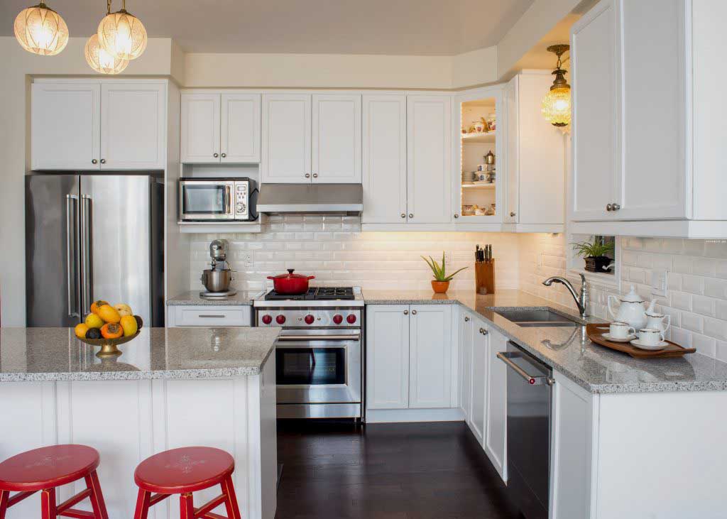 Newly remodeled kitchen